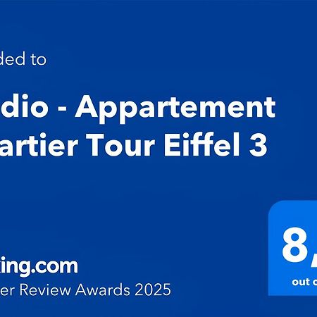 Studio - Appartement Quartier Tour Eiffel 3 Free Netflix Párizs Kültér fotó