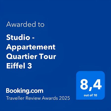 Studio - Appartement Quartier Tour Eiffel 3 Free Netflix Párizs Kültér fotó